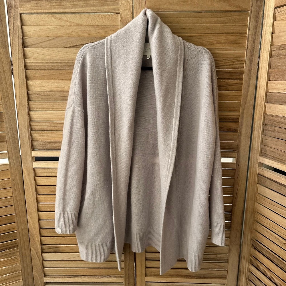 Naked Cashmere oversized open front cardigan in lavender size XS
